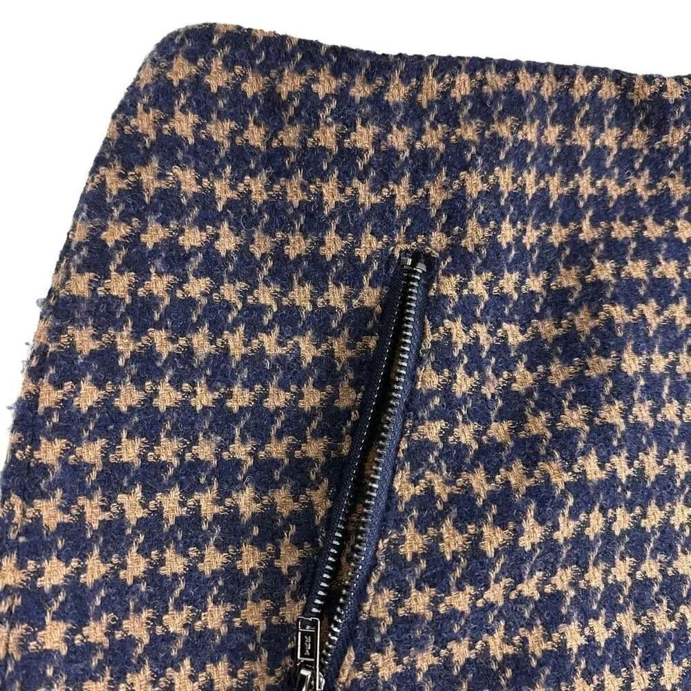 J. McLaughlin Kenmare Pencil Skirt size 6 Houndstooth - Picture 5 of 8